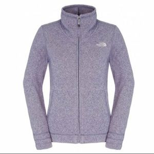 Lavender The North Face knit full zip